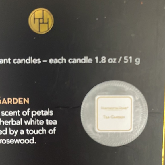 Huntington Home Macaron Candle Soy blend Tea Garden Salted Almond Raspberry Rose - Picture 4 of 13